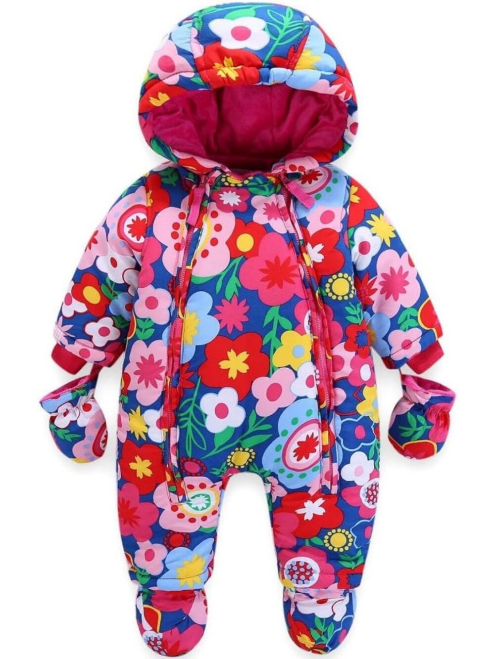 Cozy Infant Winter Snowsuit for Boys & Girls, Newborn to 3T, Warm Snow Suit
